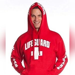 Lifeguard  Las Vegas Red Hoodie Pullover Sweatshirt Size S